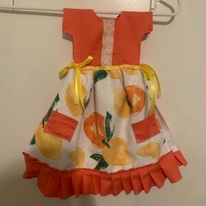 Kitchen Decor Towel Dress - Oranges & Lemons